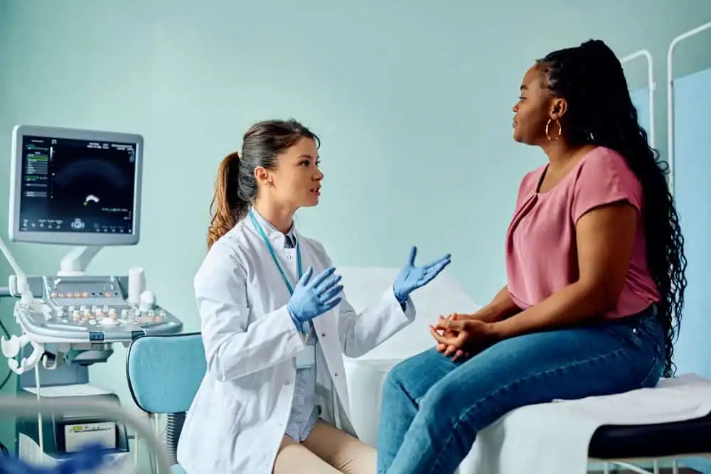 Rejuvenating Intimacy: Exploring Surgical Solutions for Vaginal Laxity 1 Woman have consultation about vaginal laxity Wales